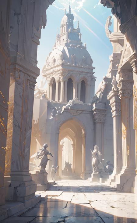 37832-1724470145-masterpiece, best quality, detailed background, the forgotten city made of white marble, grand, epic, fantasy, mystical, sunbeam.png